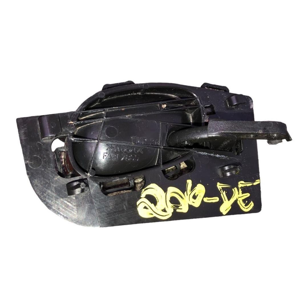 Maçaneta Interna Lado Esquerdo Peugeot 206 207 1998 A 2015 Preto Dianteira/traseira 2