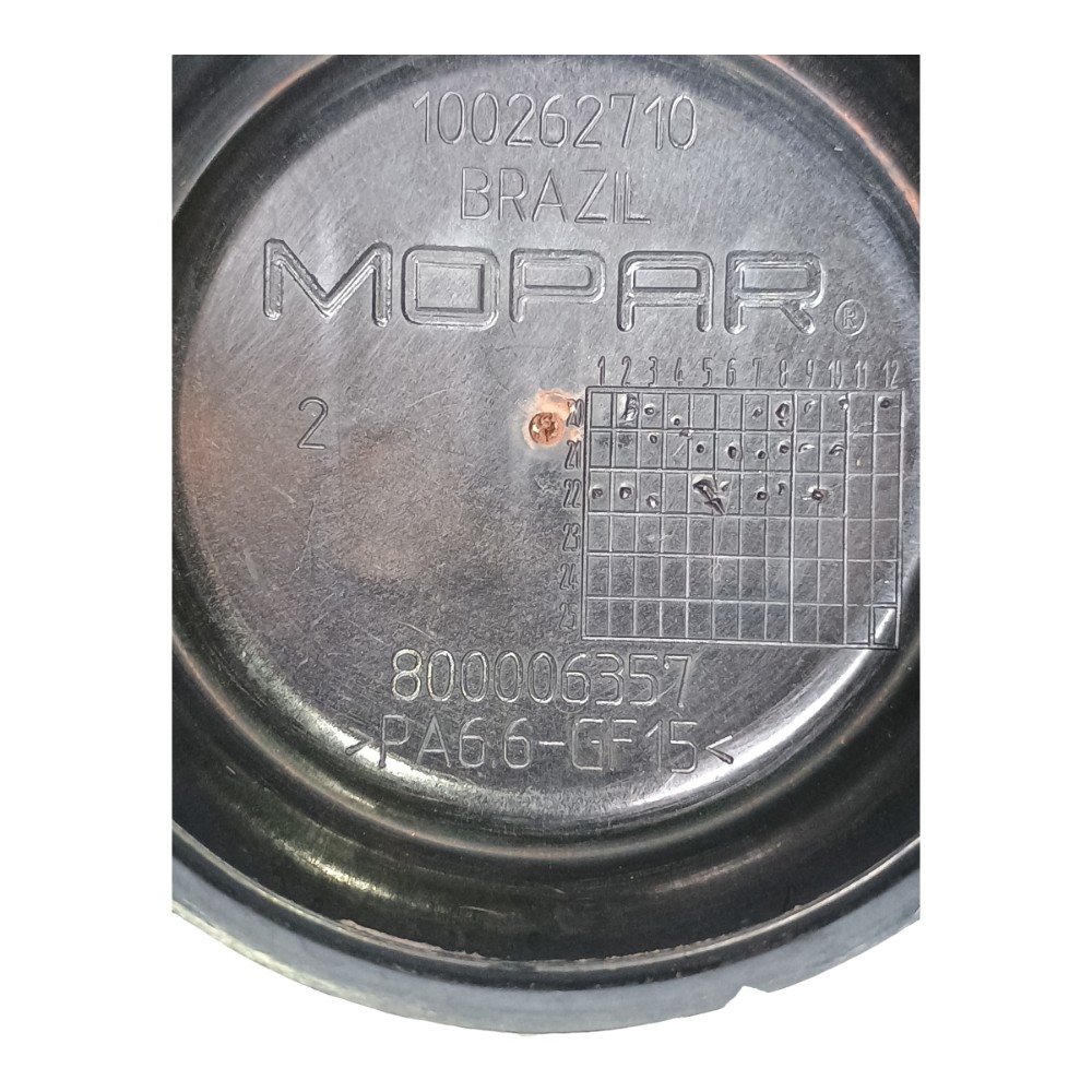 Calota Miolo Roda Fiat Strada Endurance 2023 Preto 5
