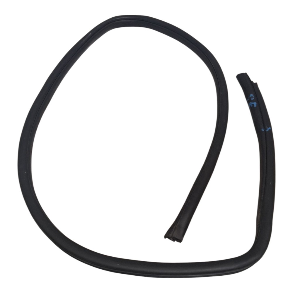 Borracha Porta Traseira Esquerda Nissan Versa 2019 Preto Preto