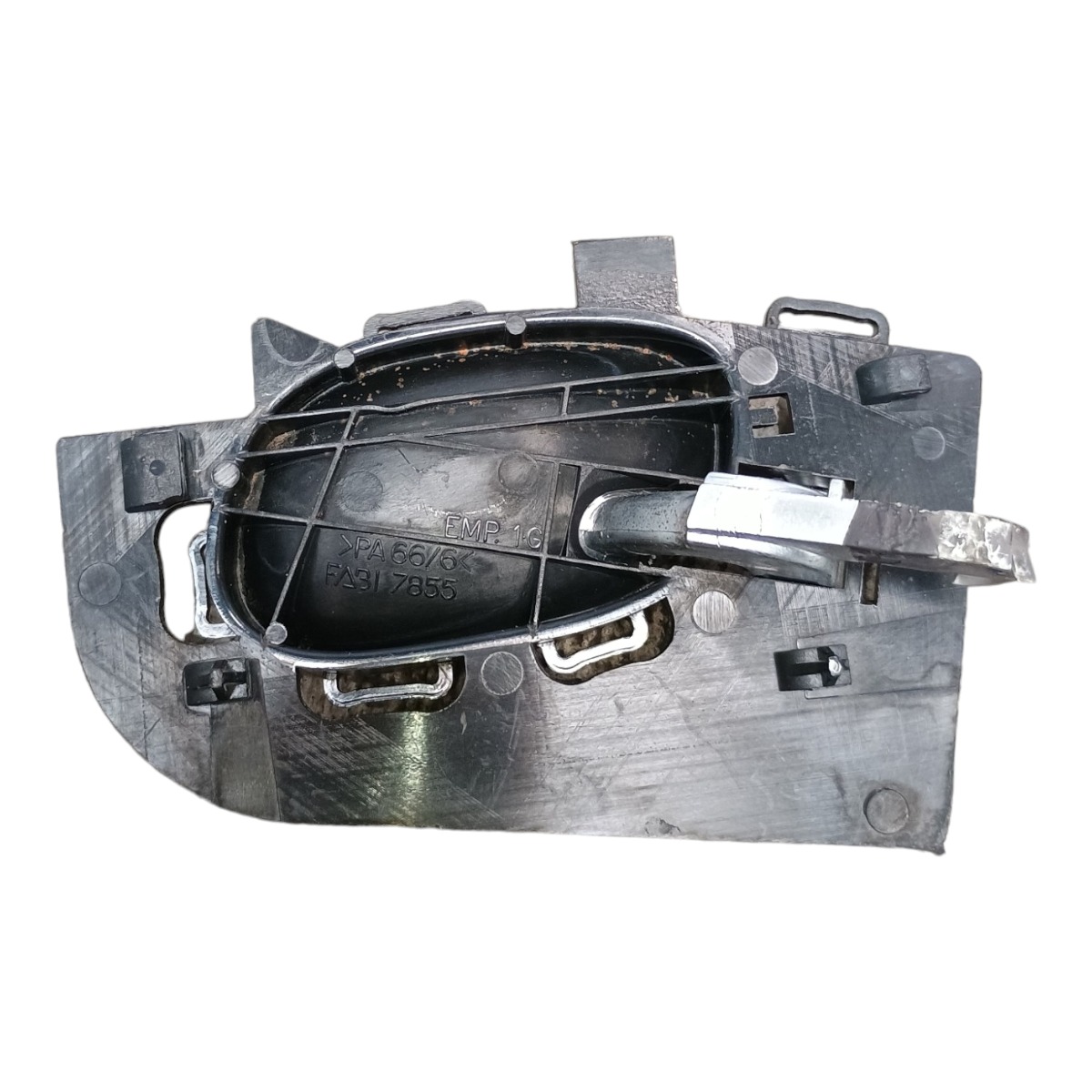 Maçaneta Interna Lado Esquerdo Peugeot 206 207 1998 A 2015 Preto/prata Dianteira/traseira 2