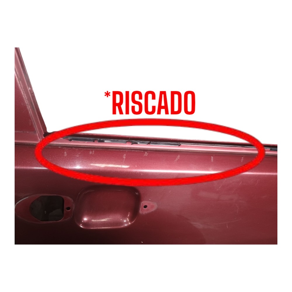 Porta Dianteira Direita Fiat Tipo 1993 À 1997 *detalhes  Dianteira Direita Vermelho 5