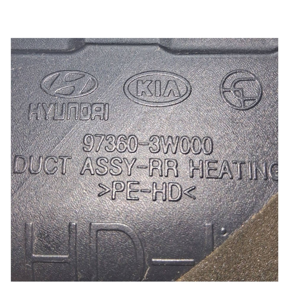 Duto Ar Assoalho Esquerdo Hyundai Ix35 2014 973603w000 Preto 8