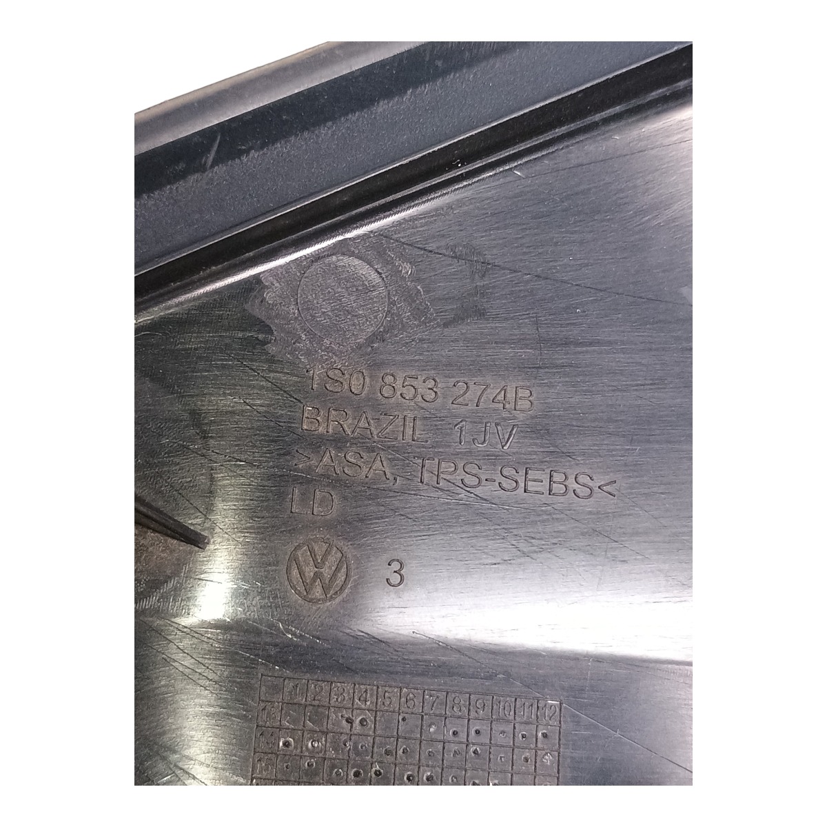 Acabamento Externo Retrovisor Direito Vw Up Move 2017 4