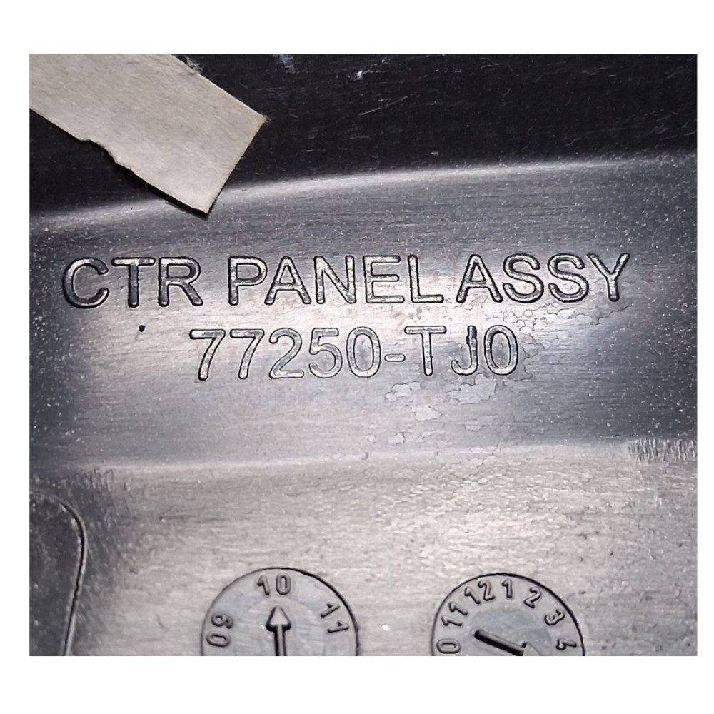 Moldura Painel Difusor Ar Fit Xl 2010 77250tj0 Cinza Cinza 6