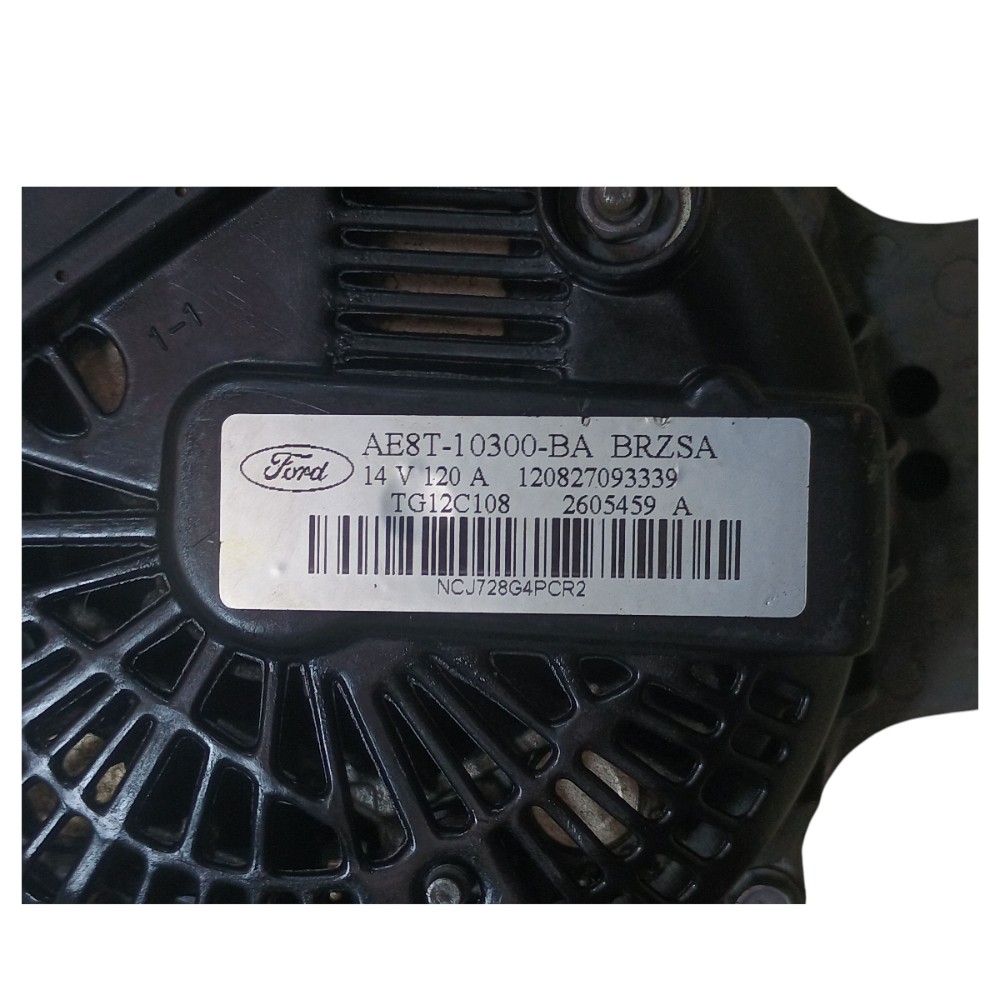 Alternador 1.6 Ford New Fiesta 2011 A 2013 Ae8t10300ba 8