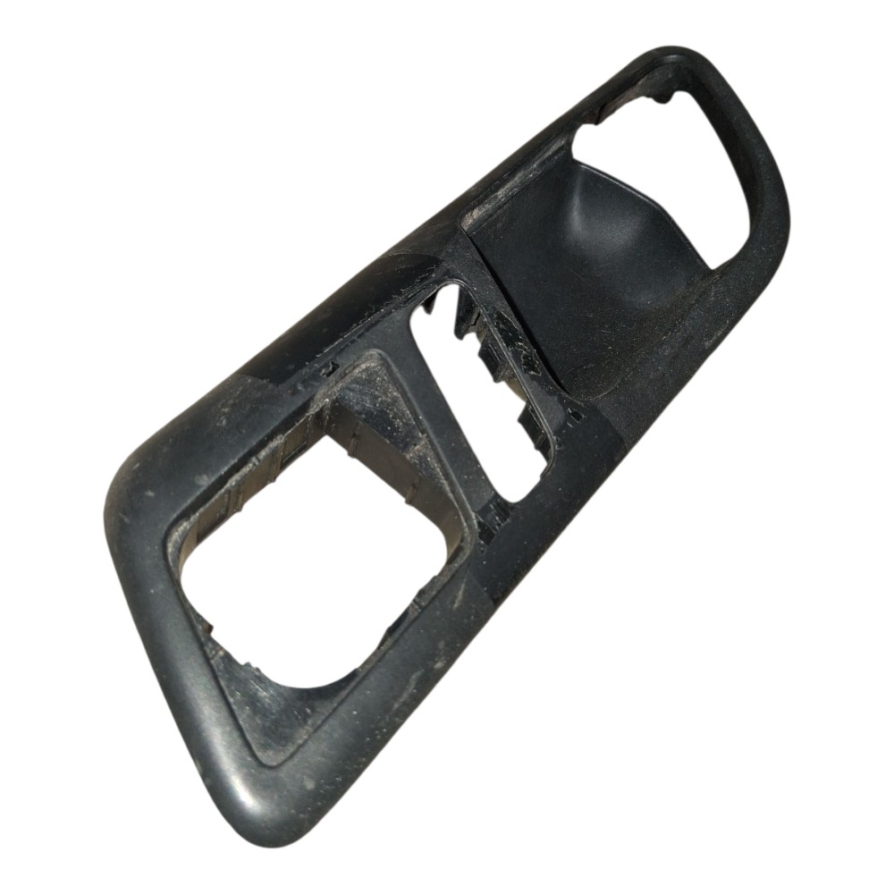 Moldura Maçaneta Interna Porta Diant Esq Vw Polo Sedan 2008 Preto Dianteira 3