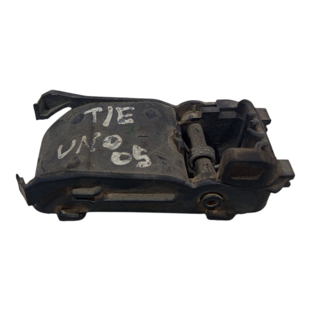 Maçaneta Interna Traseira Esq Fiat Uno 1995 1996 1997 A 2000 Preto Traseira 1