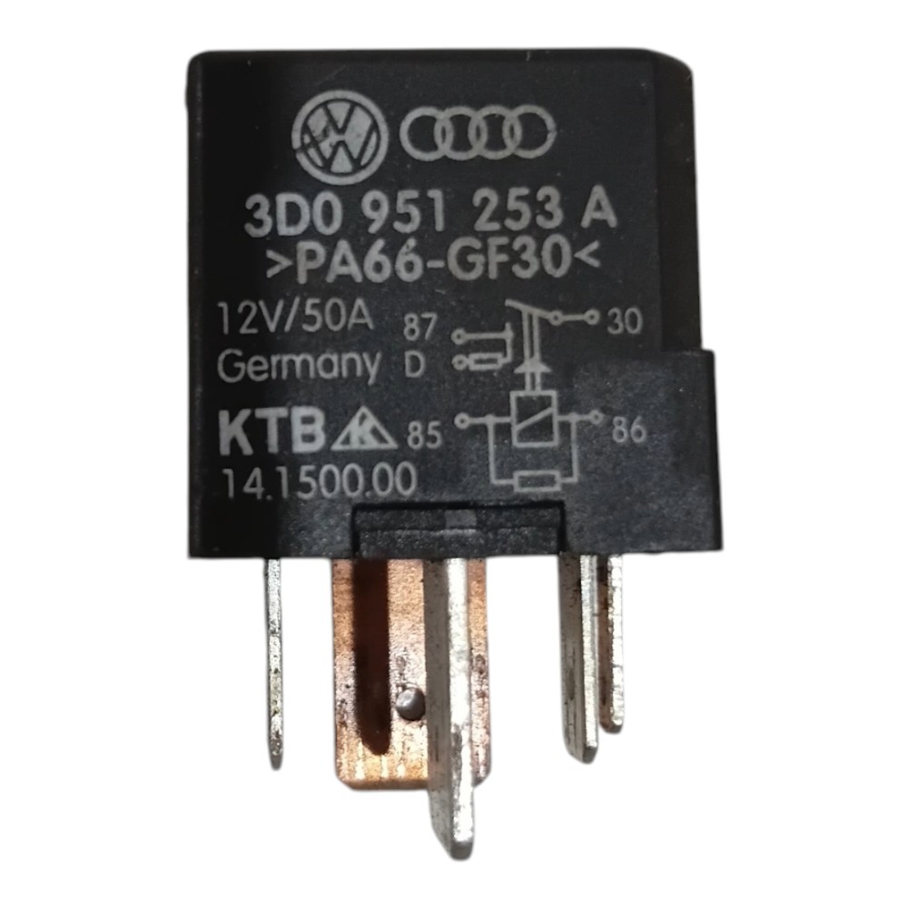 Rele Auxiliar 4 Pino Audi A3 S3 Volkswagen Golf 2001 A 2006 12 1