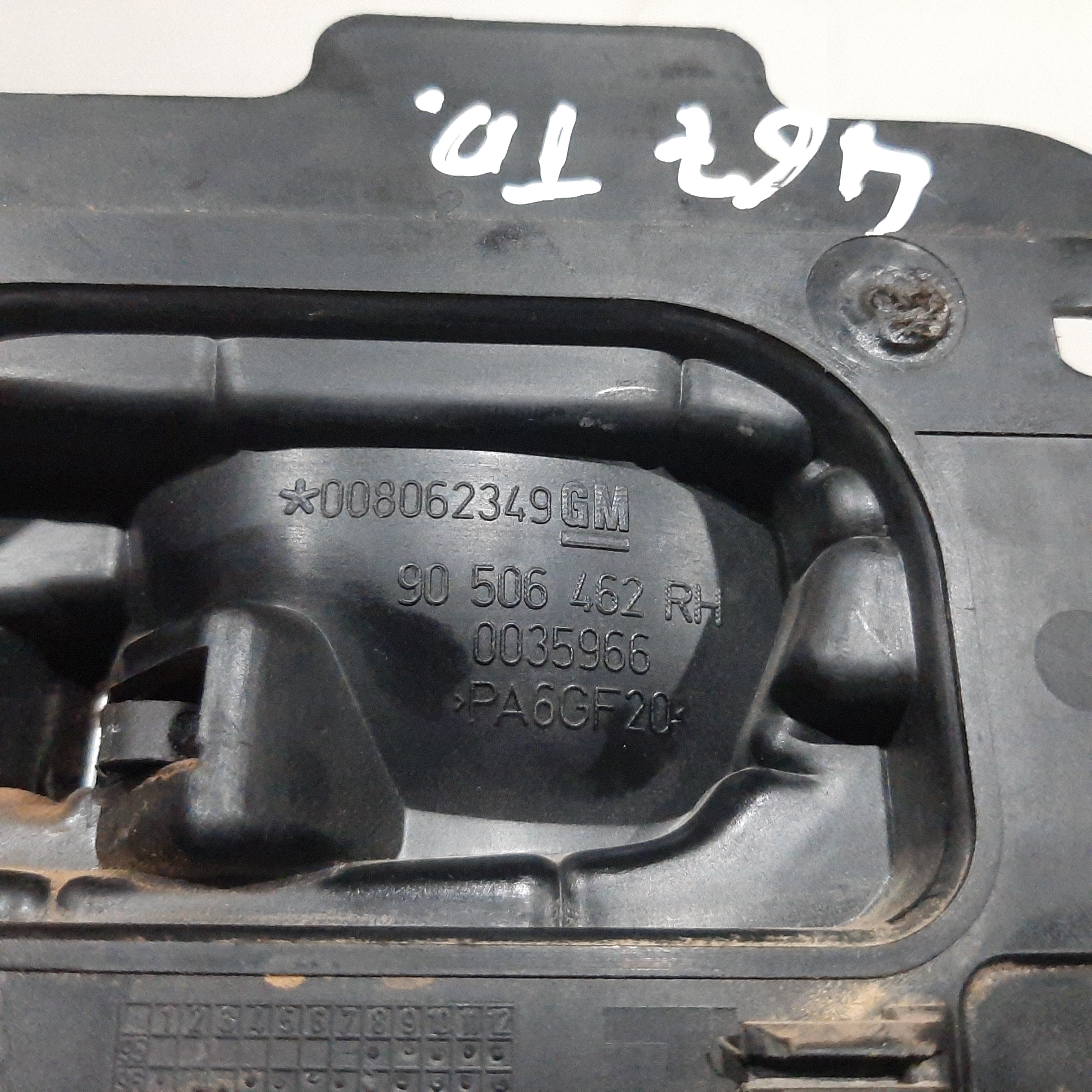 Maçaneta Interna Traseira Direita Gm Vectra 1997 1998 A 2005 7