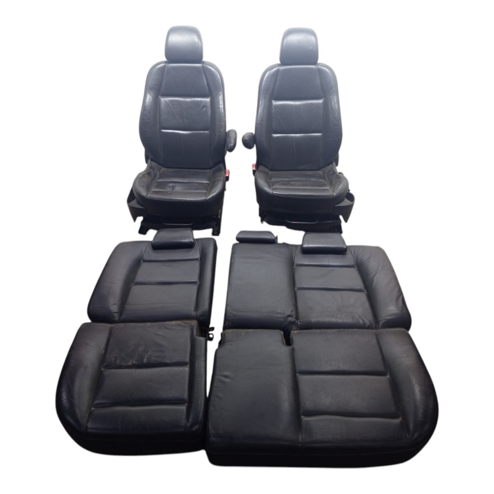 Jogo Banco Couro Peugeot 307 2001 2002 2003 2004 2005 A 2012 Preto 1
