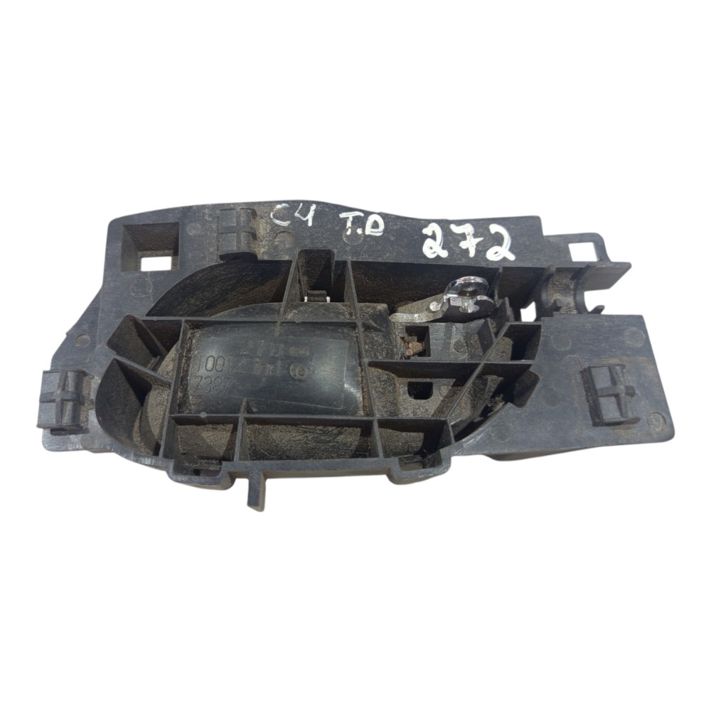 Maçaneta Interna Dir Cromada Citroen C4 Pallas 2007 A 2013 Preto E Cromado Dianteira/traseira 4