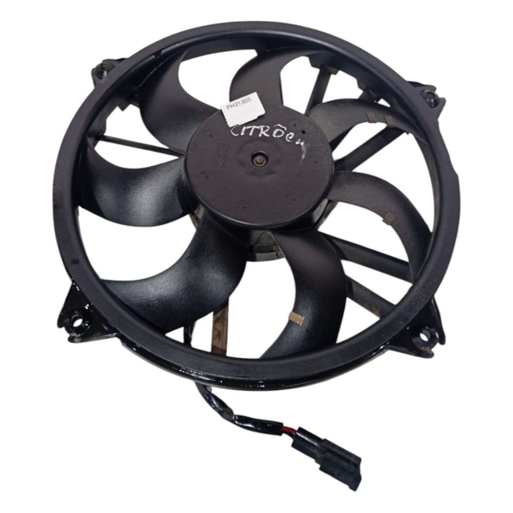 Ventoinha motor radiador c4 pallas 16v 2007 a 2014 c/detalhe 7