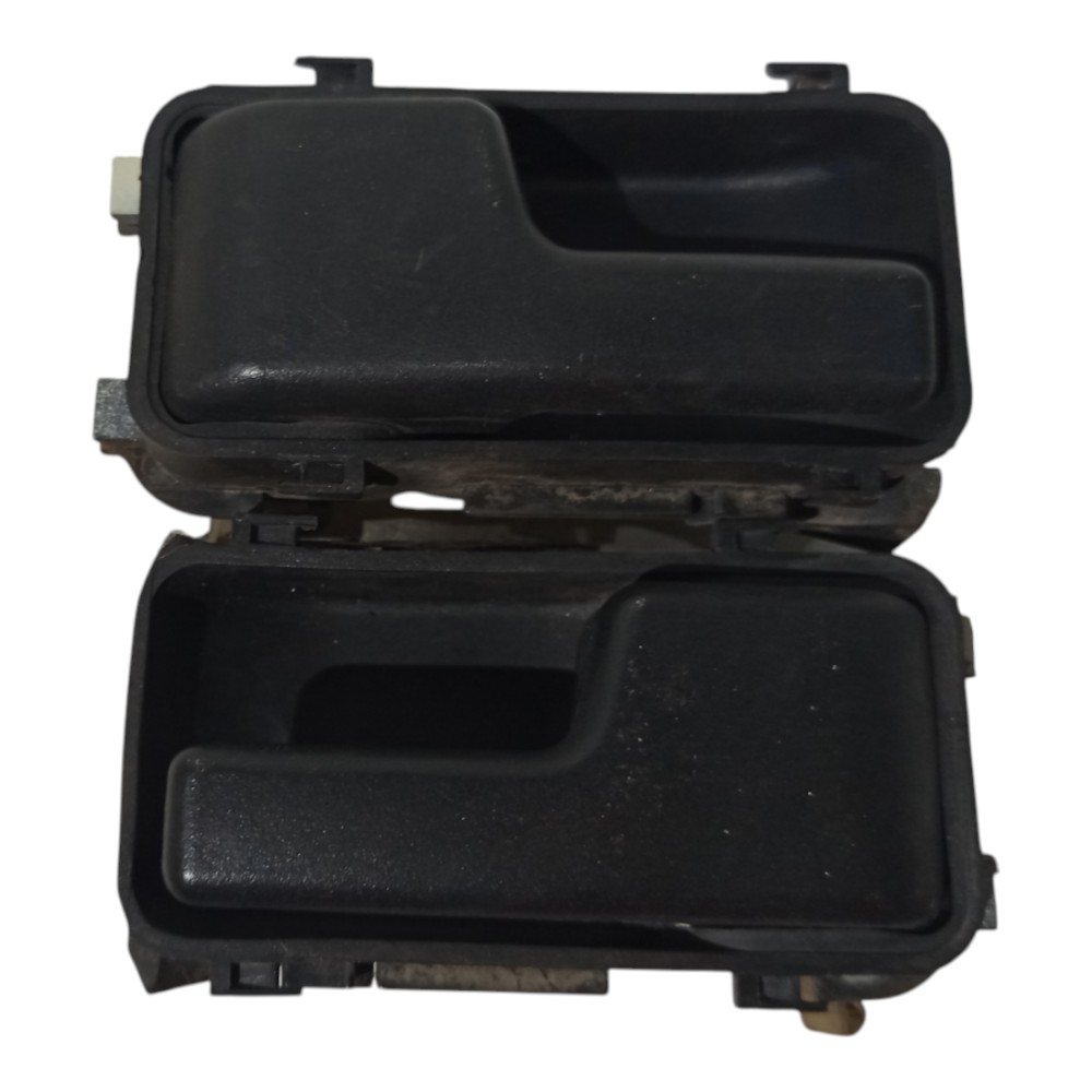 Par Maçaneta Interna Fiat Uno Premio Fiorino 1992 A 1998 Preto 1