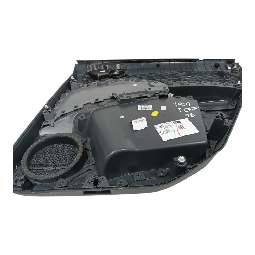 Forro porta traseira esquerda vw t-cross tsi 2019 a 2025 5
