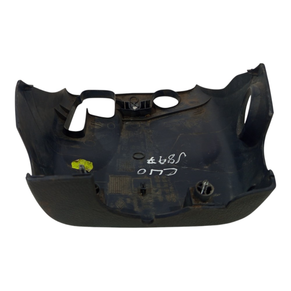 Moldura Inferior Chave Seta Direção Renault Clio 1999 A 2007 Preto 7