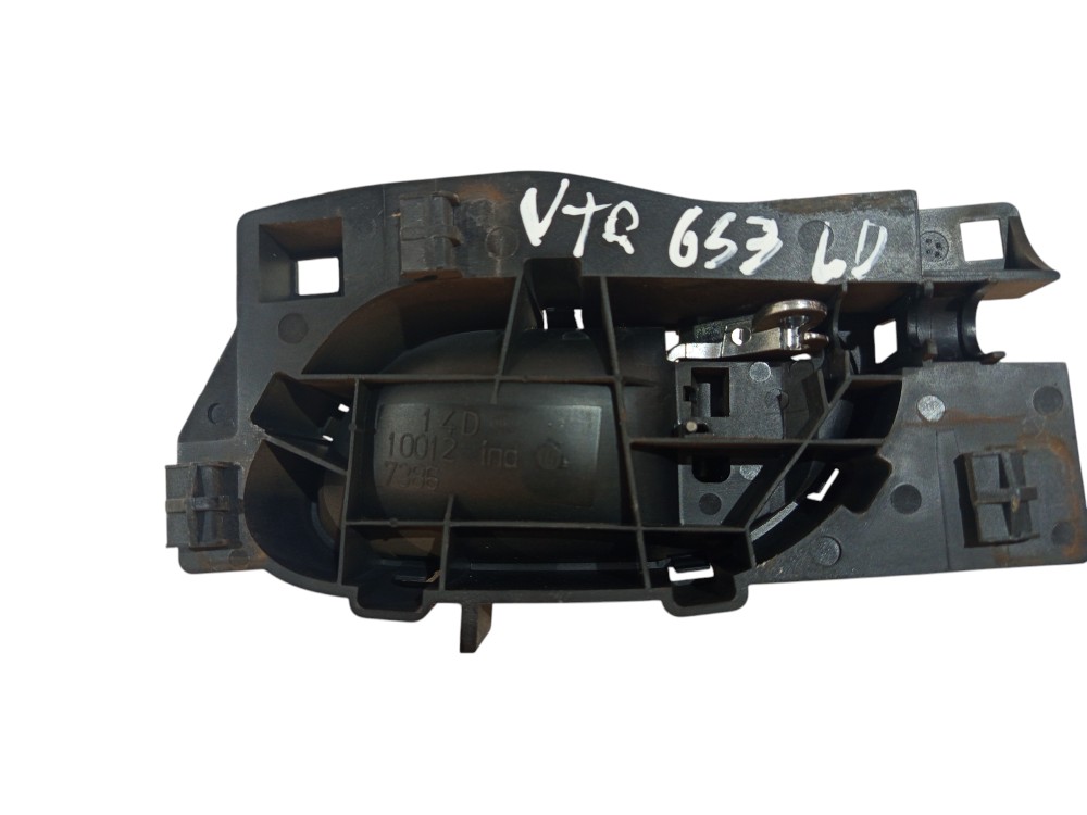 Maçaneta Interna Direita Citroen C4 Vtr Pallas C3 2006 A 20 Preto Dianteira 5
