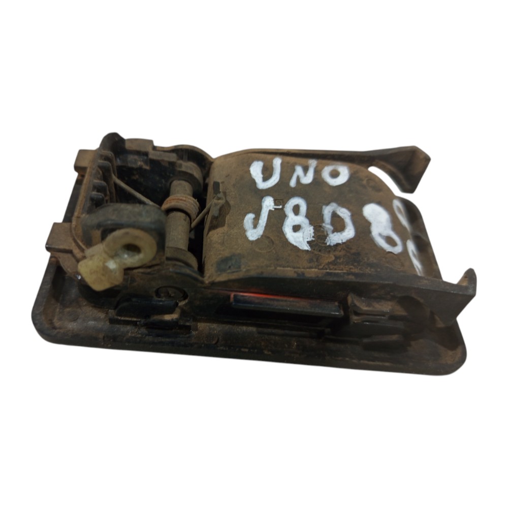 Maçaneta Interna Dianteira Direita Fiat Uno 1984 A 2003 2004 Preto Dianteira 4