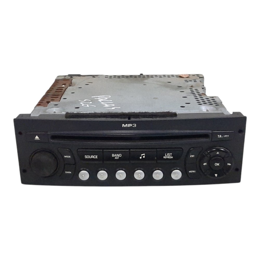 Rádio Som Cd Player Citroen Pallas Hatch Vtr 2007 A 13 Bloq. 3
