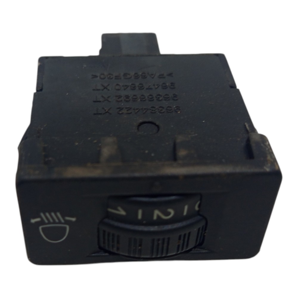 Botao Regulagem Farol Altura Citroen C4 Pallas 2007 A 2012 Preto