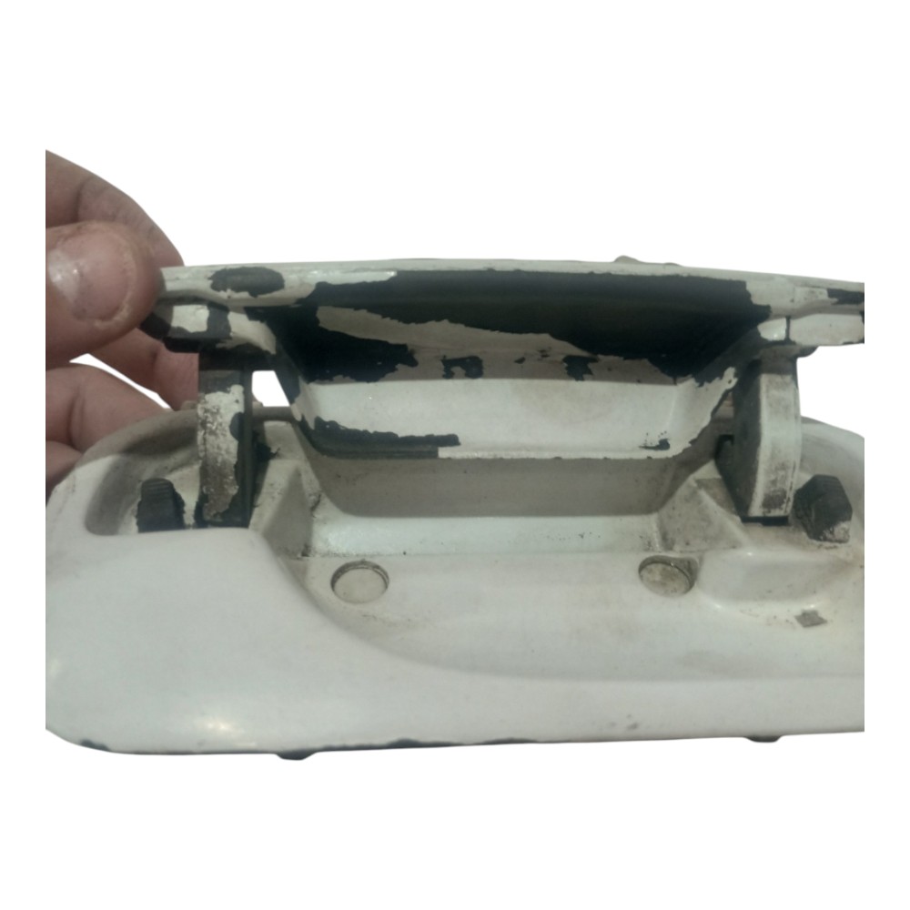 Maçaneta Externa Traseiro Esq Gm Vectra 1996 1997 Branco Traseira 1