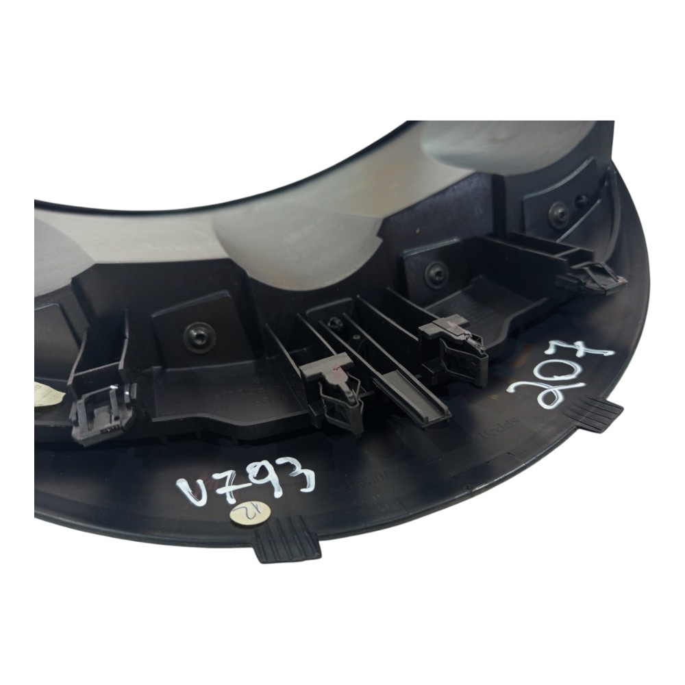 Moldura Painel Instrumentos Peugeot 206 207 2008 2009 A 2013 Preto 6