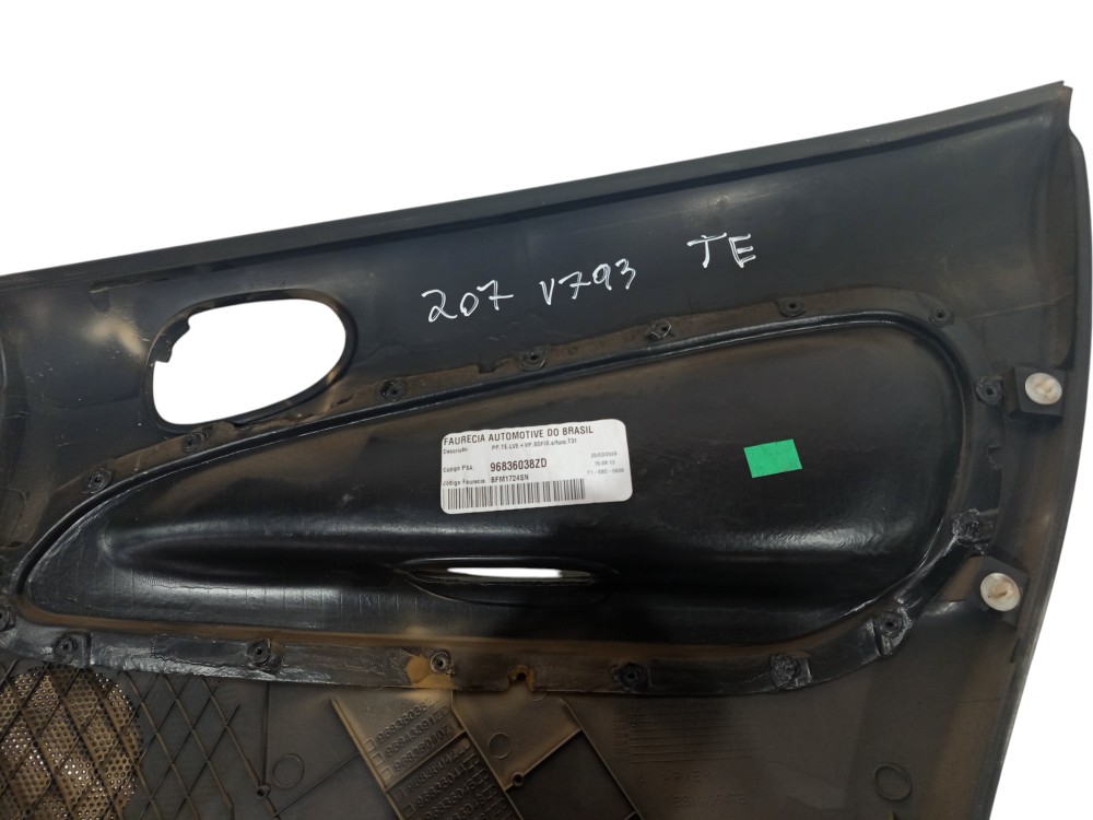 Forro Porta Traseiro Esquerdo Peugeot 207 2006 2007 A 2014 6