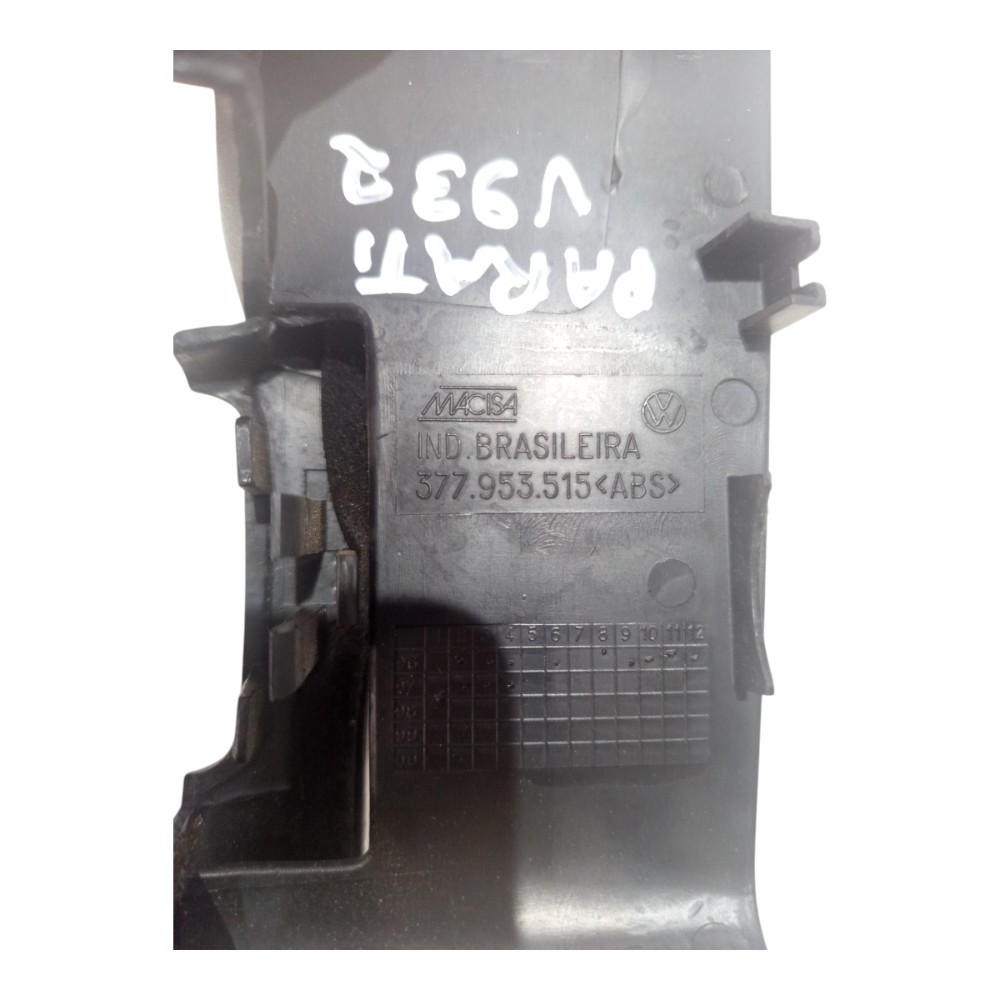 Moldura Chave Superior Seta Vw Parati 1987 1988 1989 A 1999 Preto 2