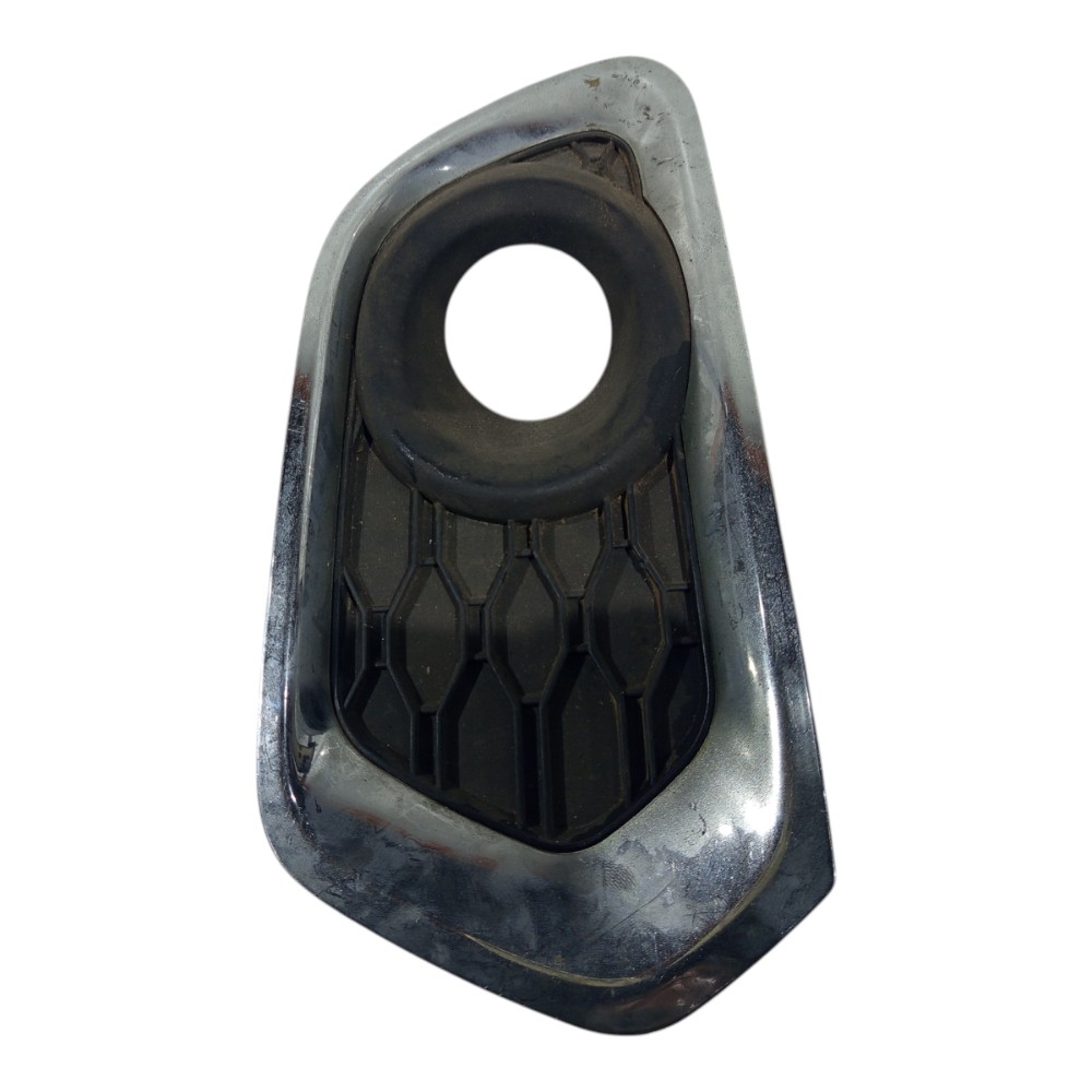 Moldura Farol Milha Renault Sandero Logan 2014 2015 A 2019 Cromado E Preto Esquerdo 7