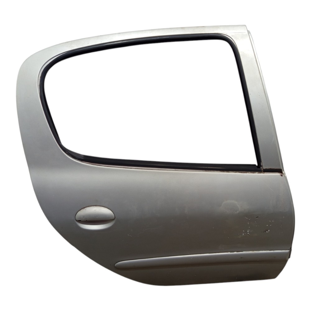 Porta Traseira Direita Peugeot 206 2001 2002 A 2010 Prata Traseira Direita Prateado 1