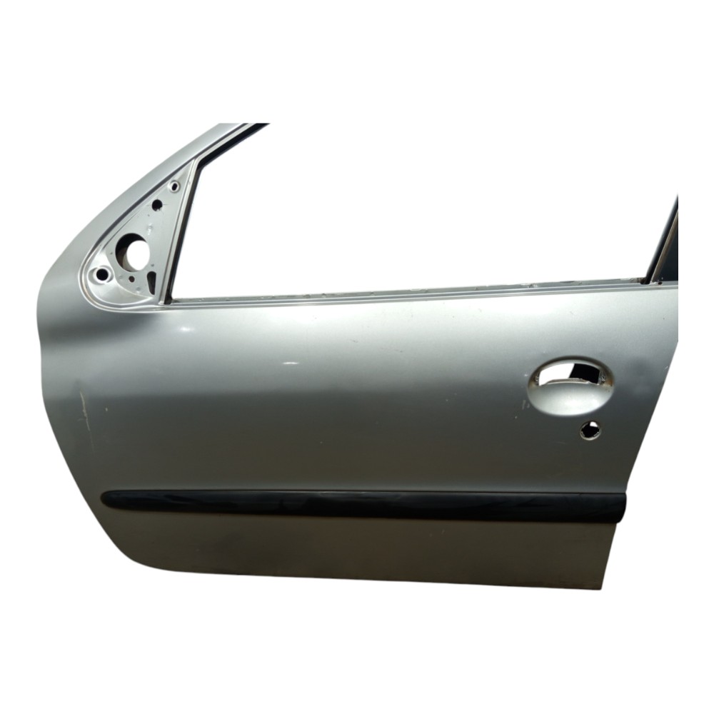 Porta Prata Dianteira Esquerda Peugeot 206 2001 2002 A 2010 Dianteira Esquerdo Prateado 5