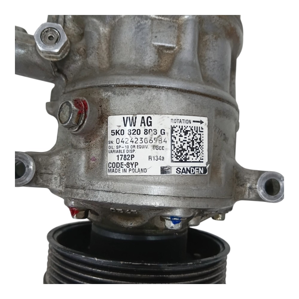Compressor Ar Condicionado Volkswagen Jetta Tsi 2011 A 2017 2
