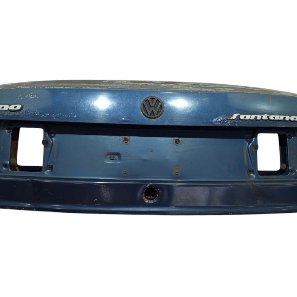 Capo Tampa Traseira Porta Malas Vw Santana 1990 1991 A 2006 Azul 2