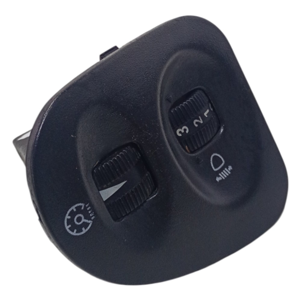 Botão Regulagem Painel Altura Farol Fiat Premio 1992 A 1998 Preto 2