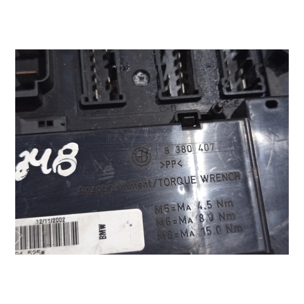 Caixa Fusível Fusíveis Bmw X5 E53 1999 2000 A 2006 8380407 8