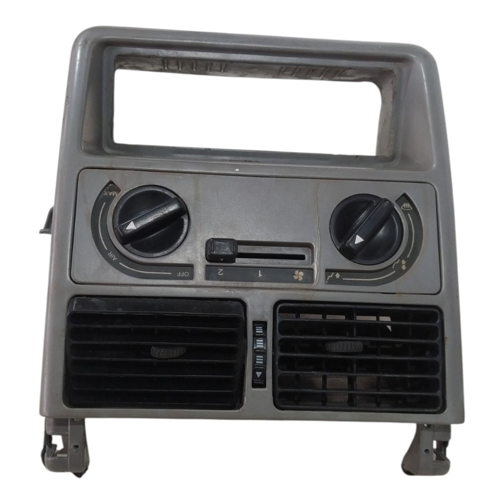 Moldura Painel Central Comando Ar Fiat Uno Mille 2005 Origin 3