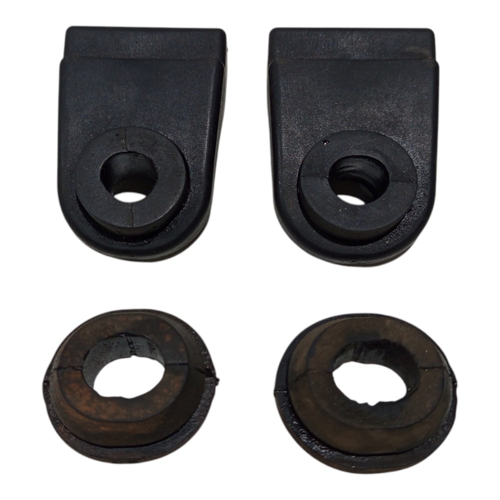 Kit Suporte Radiador 206 207 307 2001 2002 2003 2004 A 2012 Preto 4