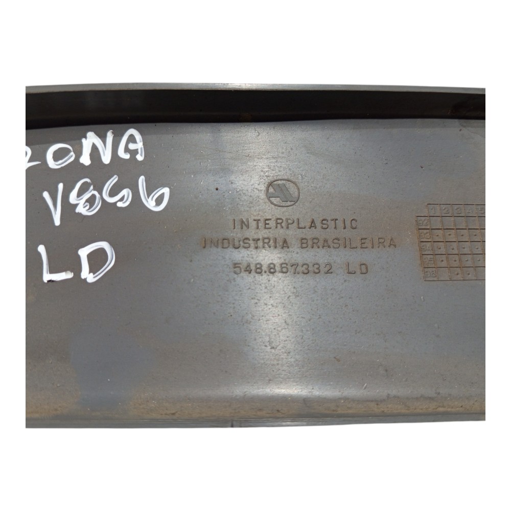 Acabamento Cinto Dianteiro Direito Ford Verona 1993 A 1996 Cinza 4