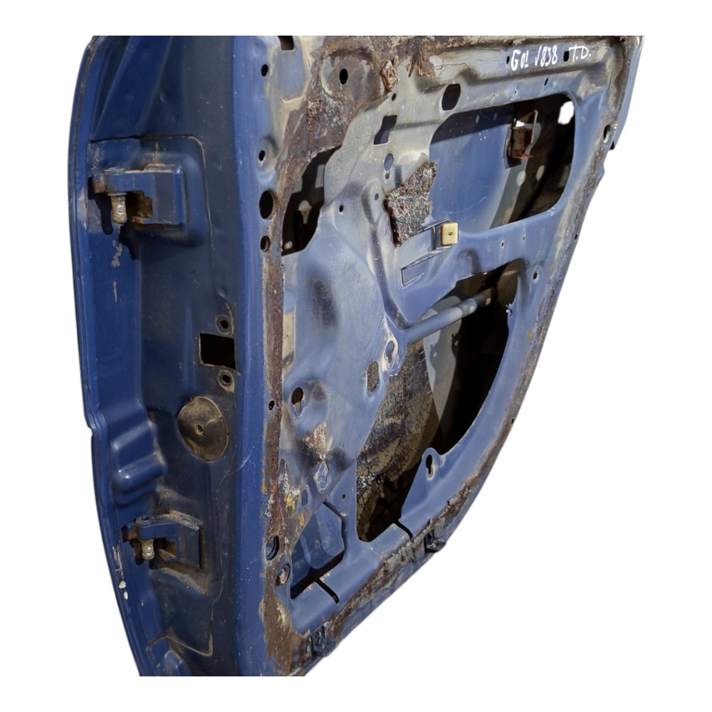 Porta Traseira Direita Volkswagen Gol G2 G3 2000 A 2005 Azul Traseira Direita Azul 6