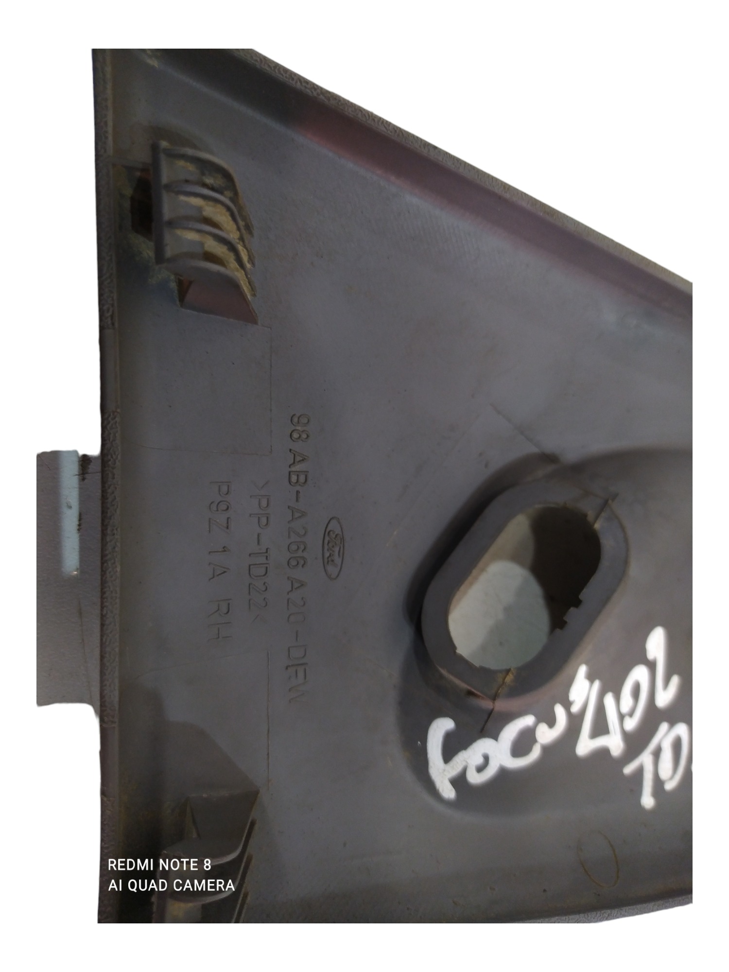 Moldura Maçaneta Interna Traseira Direita Focus 2001 A 2008 7