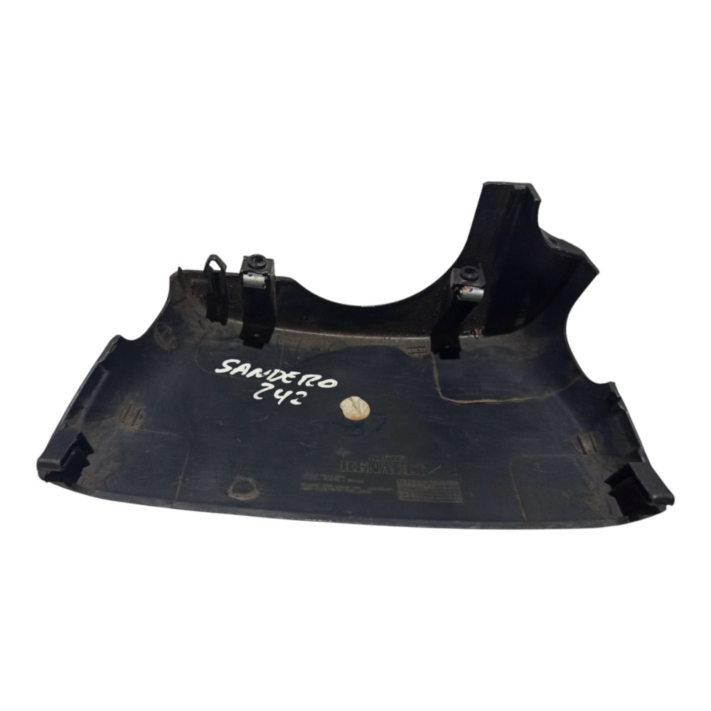 Capa Moldura Chave Seta Direção Renault Sandero 2012 A 2015 Preto 6