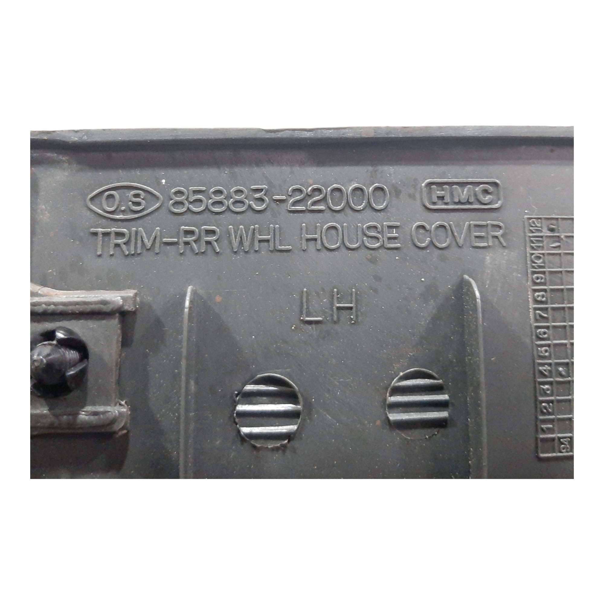 Moldura Porta Traseira Esquerda Hyundai Accent 1995 A 1999 7