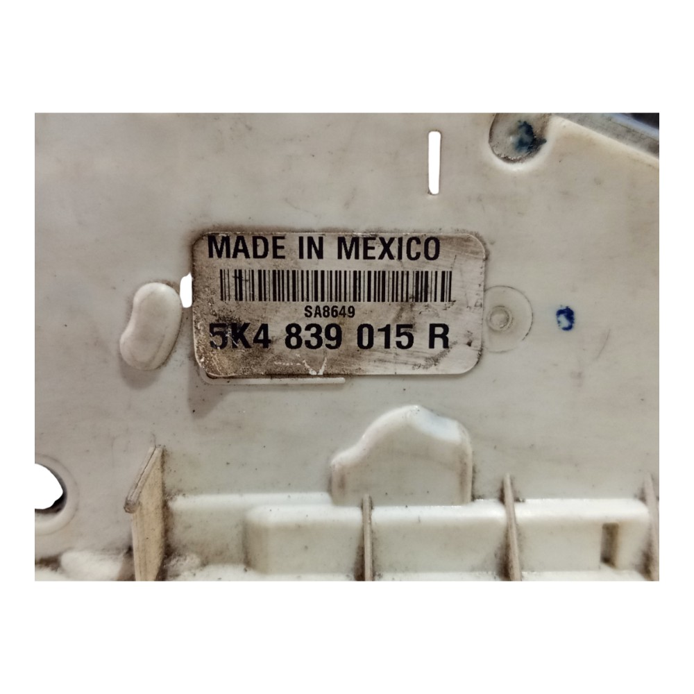Fechadura Porta Traseiro Le Vw Golf Jetta 2014 2015 A 2016 Preto 7