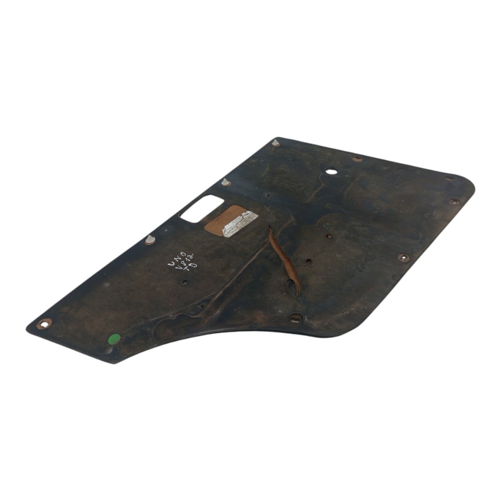 Forro De Porta Traseira Direita Fiat Uno Mille Way Ano 2010  Preto/cinza 7