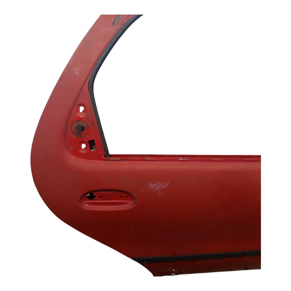 Porta Verrmelho Traseira Direito Fiat Palio 1998 1999 A 2004 Vermelho 2