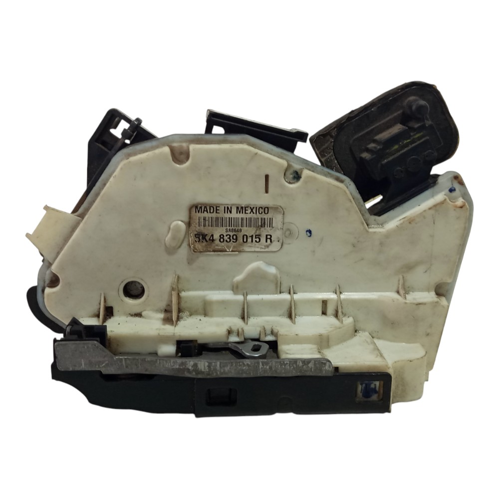 Fechadura Porta Traseiro Le Vw Golf Jetta 2014 2015 A 2016 Preto 2