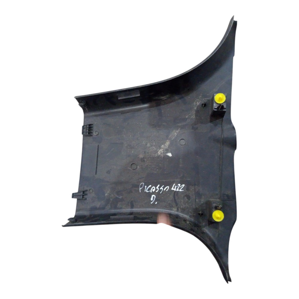 Acabamento Inferior Direito Citroen C4 Picasso 2007 A 2013 Preto 8