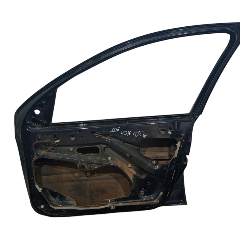 Porta Dianteira Direita Peugeot 206 207 2003 A 2008 Dianteira Direito Preto 5