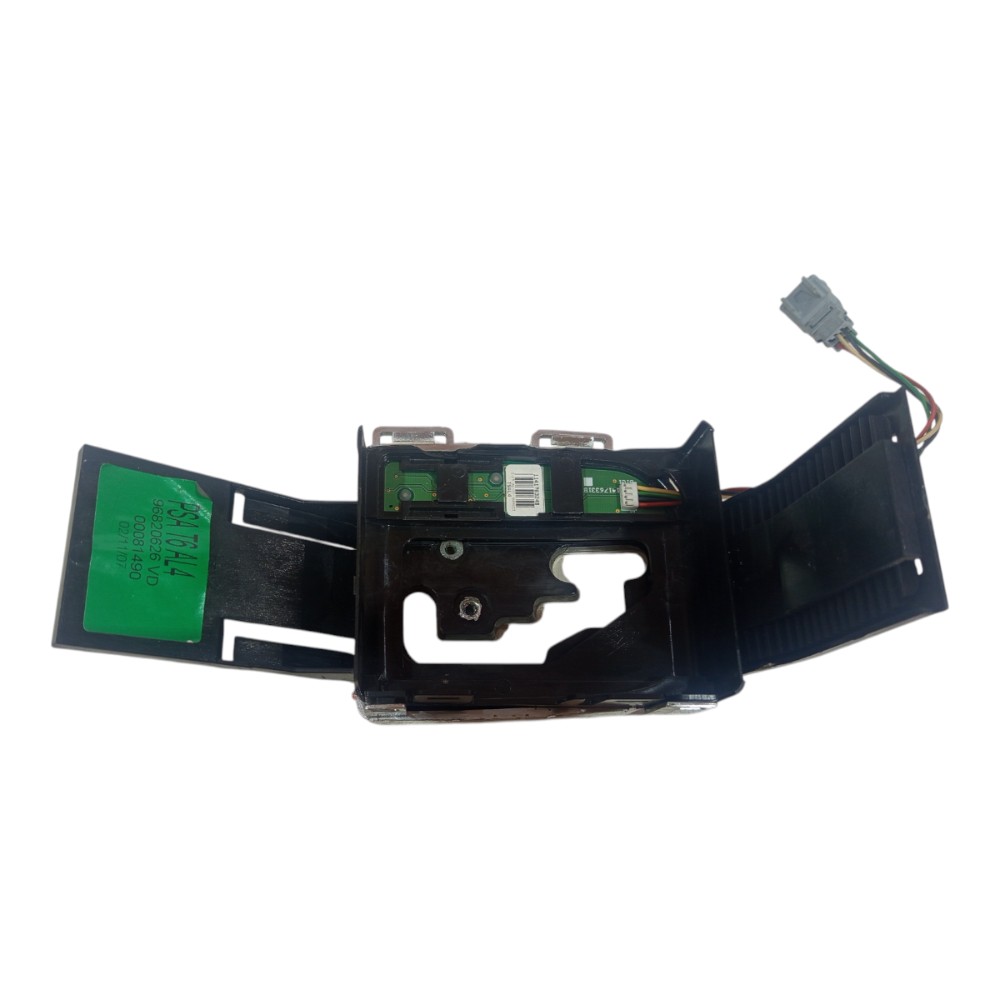 Moldura Alavanca Cambio Automático Peugeot 307 2005 A 2012 Preto E Cromado 2