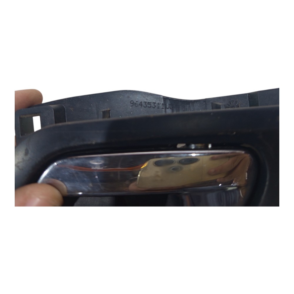 Maçaneta Interna Esquerda Citroen C4 Pallas 2008 2009 A 2010 Preto E Cromado Dianteira/traseira 4