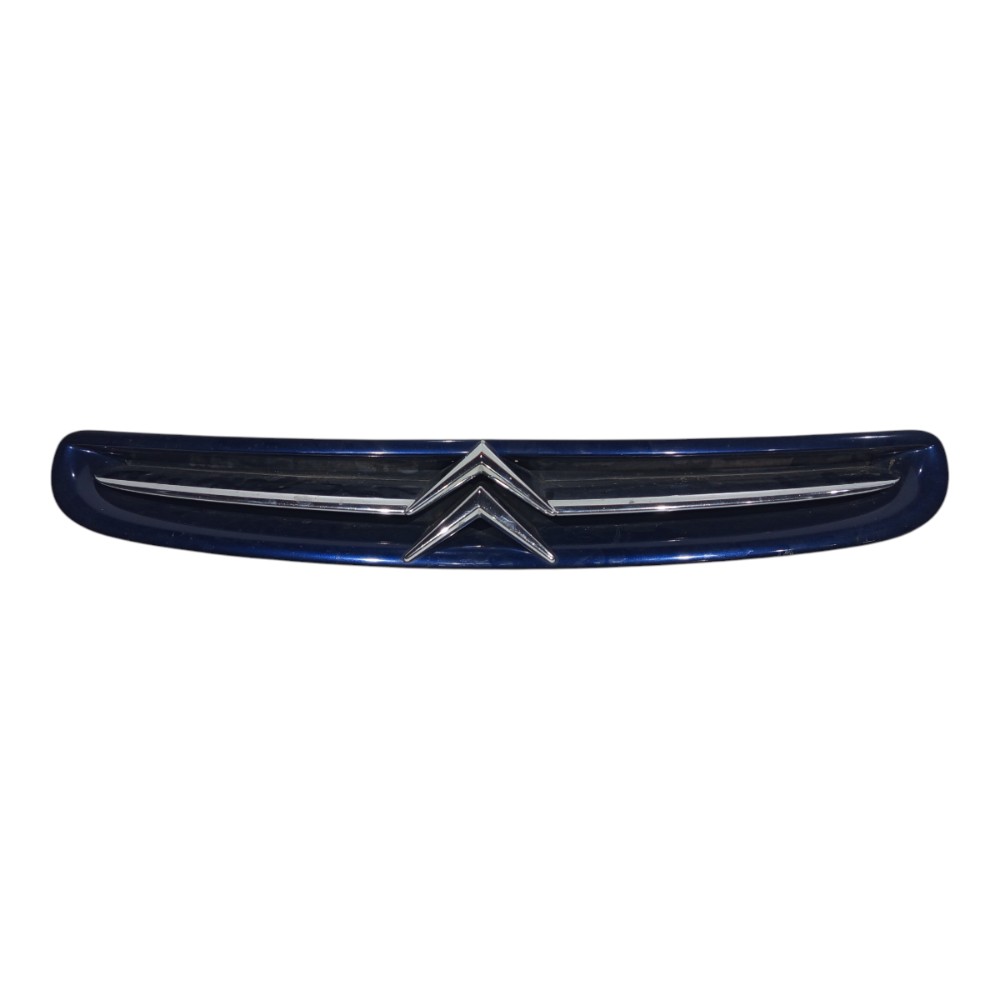 Grade Parachoque Dianteiro Azul Xsara Picasso 2001 A 2012 Azul E Cromado Plástico Rígido 1